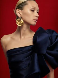 The Reya Maxi Dress In Navy