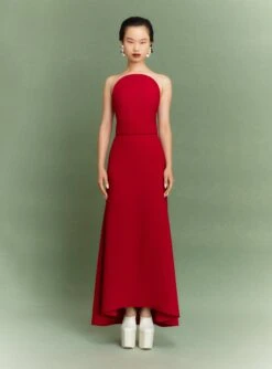 The Ember Maxi Dress In Ruby