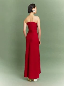 The Ember Maxi Dress In Ruby -Solace Dress Shop 40 OS43017 EMBER MAXI DRESS RUBY 043 R1
