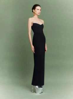 The Malla Maxi Dress In Black -Solace Dress Shop 43 OS43036 MALLA MAXI DRESS BLACK 046 R1