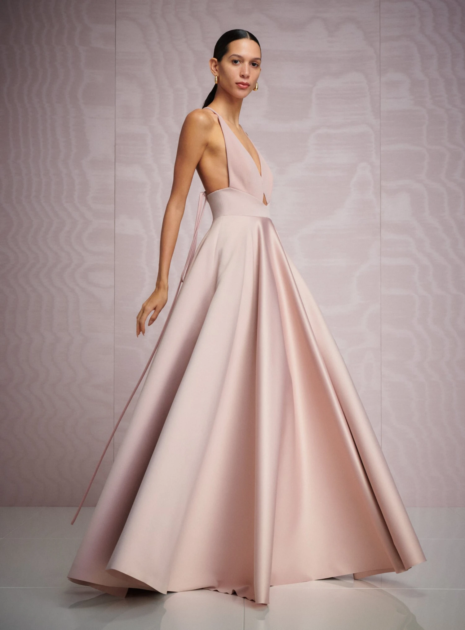 The Avallon Maxi Dress In Oyster 4 The Avallon Maxi Dress In Oyster - Image 2