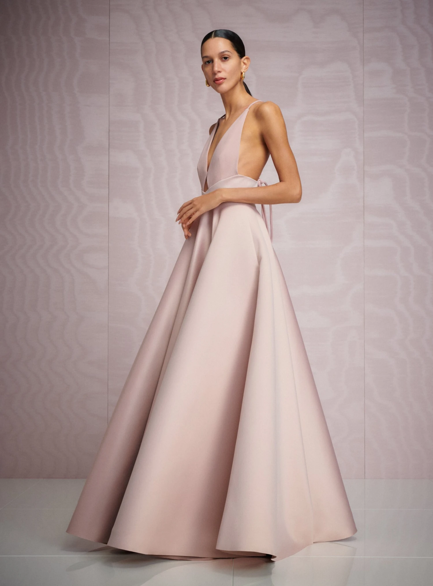 The Avallon Maxi Dress In Oyster 6 The Avallon Maxi Dress In Oyster - Image 4