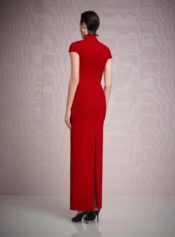 The Lang Maxi Dress In Crimson Red -Solace Dress Shop 46 OS46037 LANG MAXI DRESS CRIMSON RED 0024 Rework