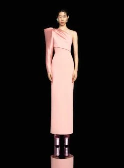 The Tally Maxi Dress In Putty Pink