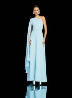 The Yazmin Maxi Dress In Arctic Blue