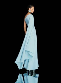 The Yazmin Maxi Dress In Arctic Blue -Solace Dress Shop 48 OS45014 YAZMIN MAXI DRESS ARCTIC BLUE 092 R1