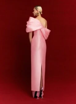 The Davina Maxi Dress In Powder Pink 7 The Davina Maxi Dress In Powder Pink -Solace Dress Shop 49 OS44006 DAVINA MAXI DRESS POWDER PINK 111 R1