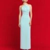 The Riva Maxi Dress In Arctic Blue