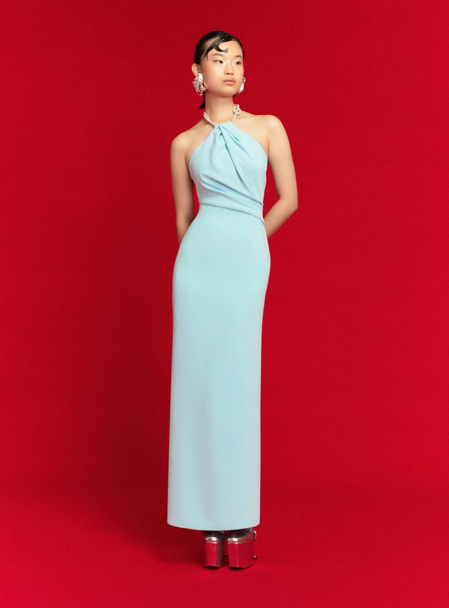 The Riva Maxi Dress In Arctic Blue 4 The Riva Maxi Dress In Arctic Blue - Image 2