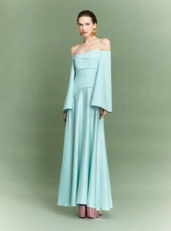 The Rina Maxi Dress In Opal