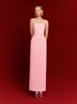 The Anderson Maxi Dress In Powder Pink 9 The Anderson Maxi Dress In Powder Pink -Solace Dress Shop 51 OS44025 ANDERSON MAXI DRESS POWDER PINK 002 R1