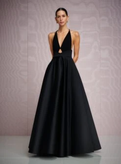 The Avallon Maxi Dress In Black