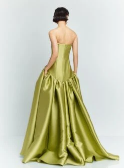 The Cassias Maxi Dress In Pear Green -Solace Dress Shop 53 OS43003 CASSIAS MAXI DRESS PEARGREEN 175 R1