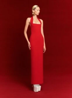 The Ilona Maxi Dress In Red -Solace Dress Shop 53 OS44047 ILONA MAXI DRESS RED 031 R1