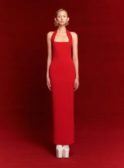 The Ilona Maxi Dress In Red