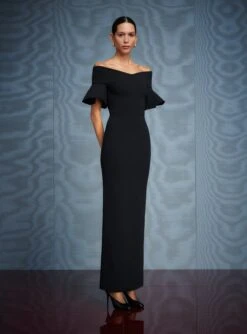 The Cielo Maxi Dress In Black