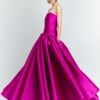 The Cassias Maxi Dress In Fuchsia