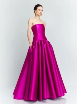 The Cassias Maxi Dress In Fuchsia -Solace Dress Shop 54 OS43003 CASSIAS MAXI DRESS FUCHSIA 047 R1