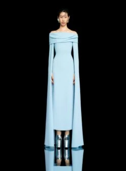 The Nuri Maxi Dress In Arctic Blue