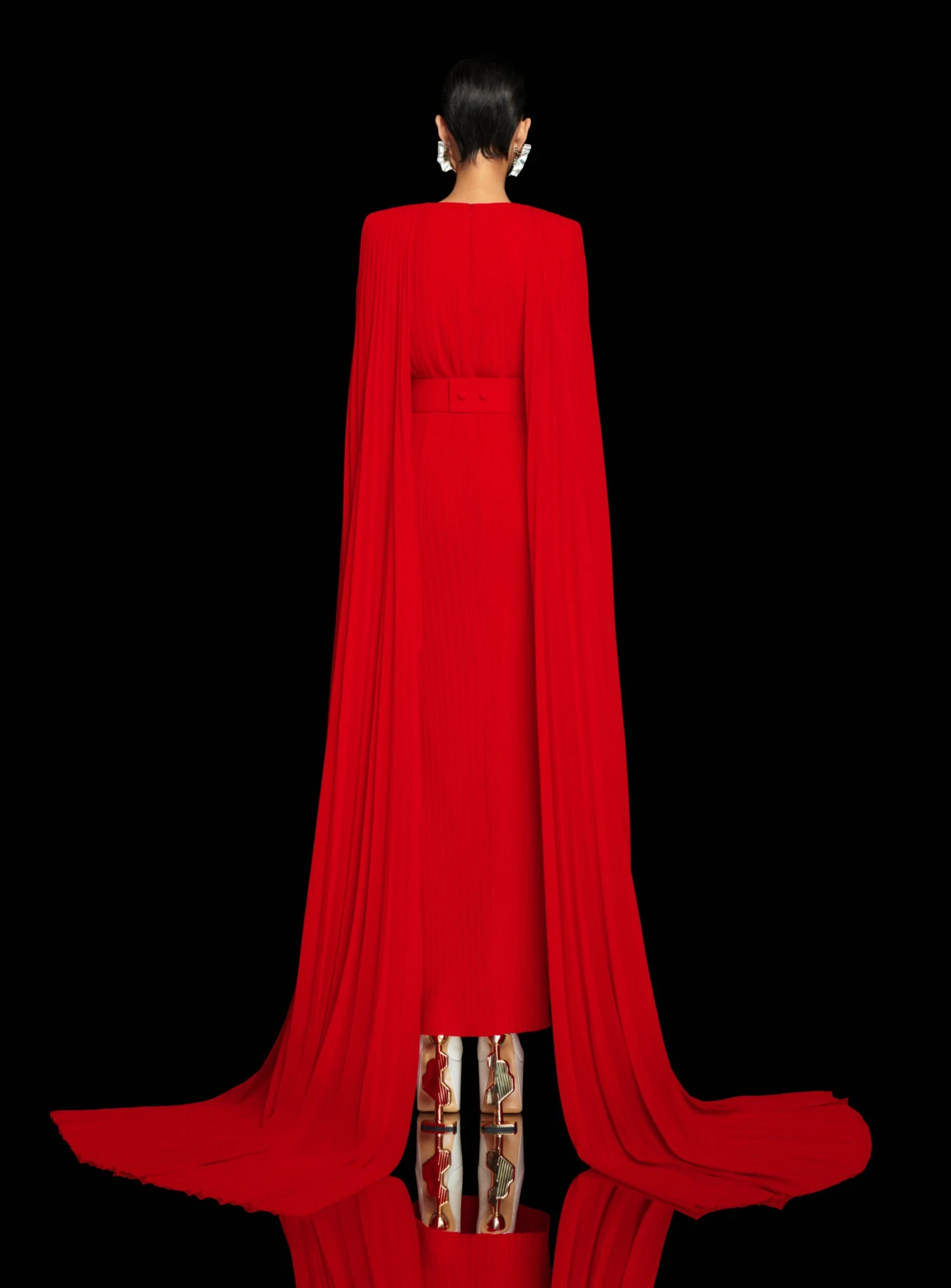 The Tavia Maxi Dress In Red 4 The Tavia Maxi Dress In Red - Image 2
