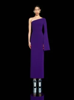 The Alina Maxi Dress In Amethyst