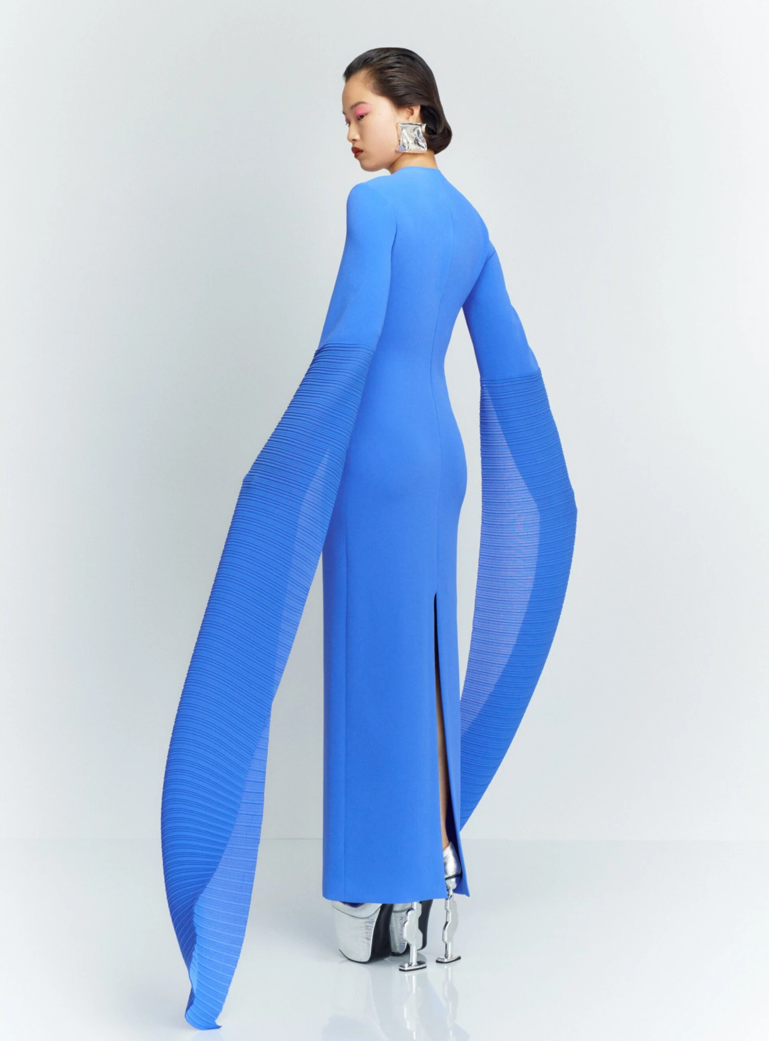The Naomi Maxi Dress In Iris Blue 5 The Naomi Maxi Dress In Iris Blue - Image 3
