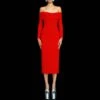 The Yuni Midi Dress In Red 1 The Yuni Midi Dress In Red -Solace Dress Shop 59 OS45010 YUNI MIDI DRESS RED 004 R1