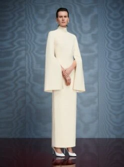 The Josefine Maxi Dress In Pearl -Solace Dress Shop 59 OS46013 JOSEFINE MAXI DRESS PEARL 0048 Rework