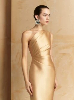 The Kira Maxi Dress In Caramel -Solace Dress Shop 5 OS37025 KIRA MAXI DRESS CARAMEL 063 R1