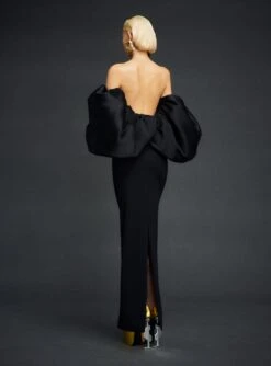 The Floris Maxi Dress In Black 7 The Floris Maxi Dress In Black -Solace Dress Shop 5 OS43018 FLORIS MAXI DRESS BLACK 102 R1