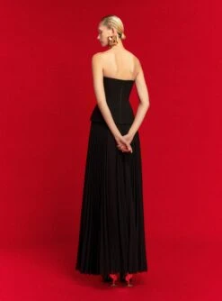 The Britt Maxi Dress In Black -Solace Dress Shop 5 OS44017 BRITT MAXI DRESS BLACK 227 R2