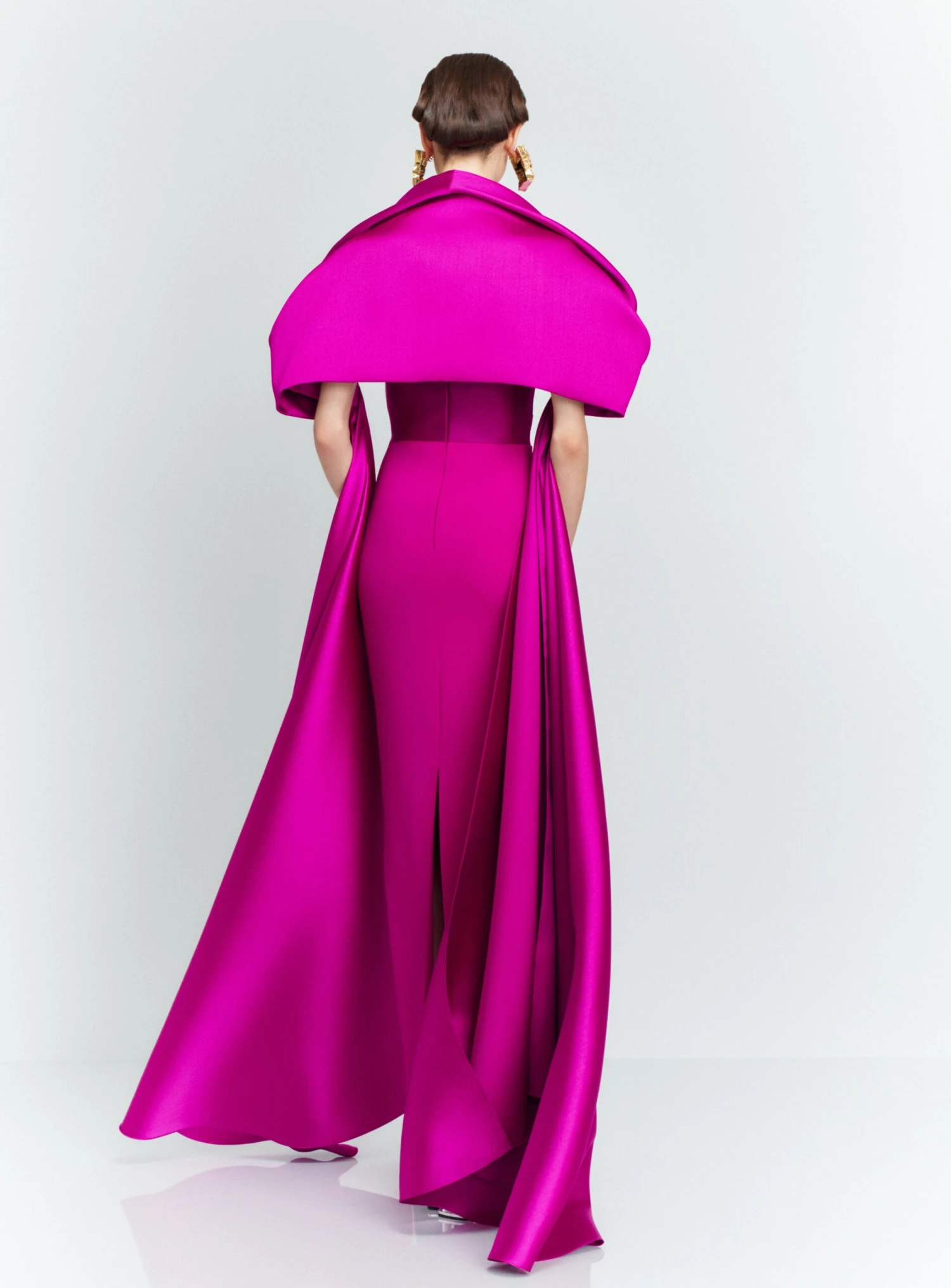 The Vera Maxi Dress In Fuchsia 5 The Vera Maxi Dress In Fuchsia - Image 3