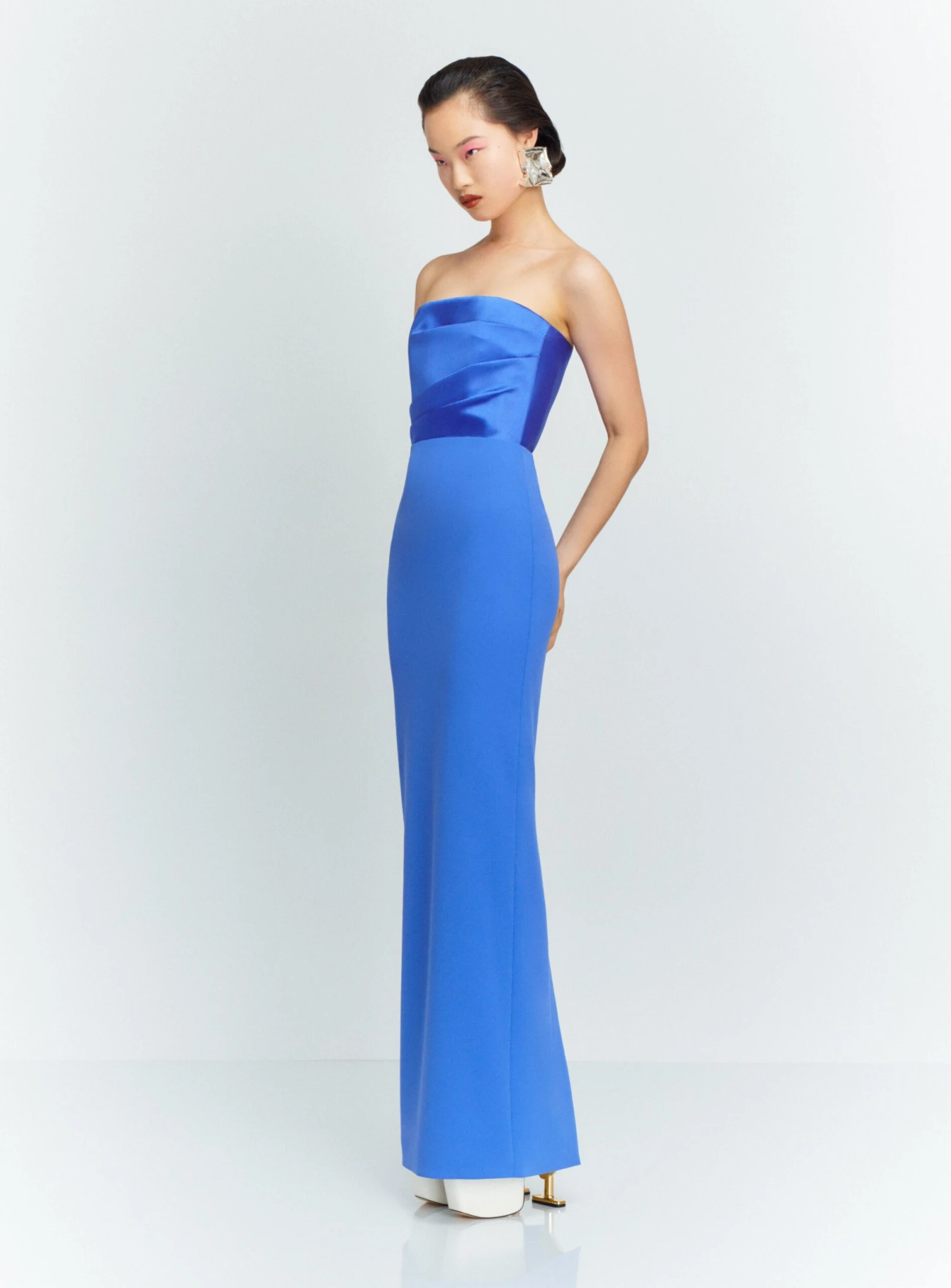 The Afra Maxi Dress In Iris Blue 4 The Afra Maxi Dress In Iris Blue - Image 2