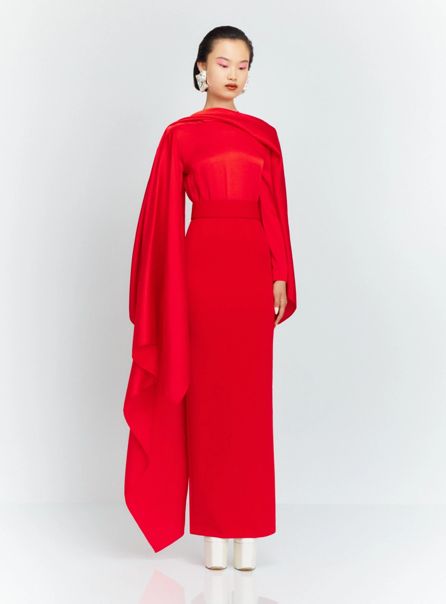 The Rosalia Maxi Dress In Red 4 The Rosalia Maxi Dress In Red - Image 2