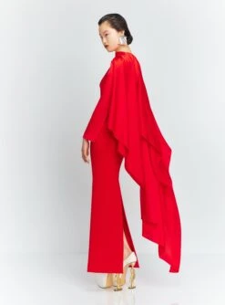 The Rosalia Maxi Dress In Red 7 The Rosalia Maxi Dress In Red -Solace Dress Shop 64 OS43009 ROSALIA MAXI DRESS RED 074 R1