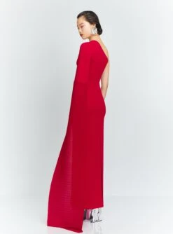 The Sylvia Maxi Dress In Ruby -Solace Dress Shop 68 OS43022 SYLVIA MAXI DRESS RUBY 031 R1