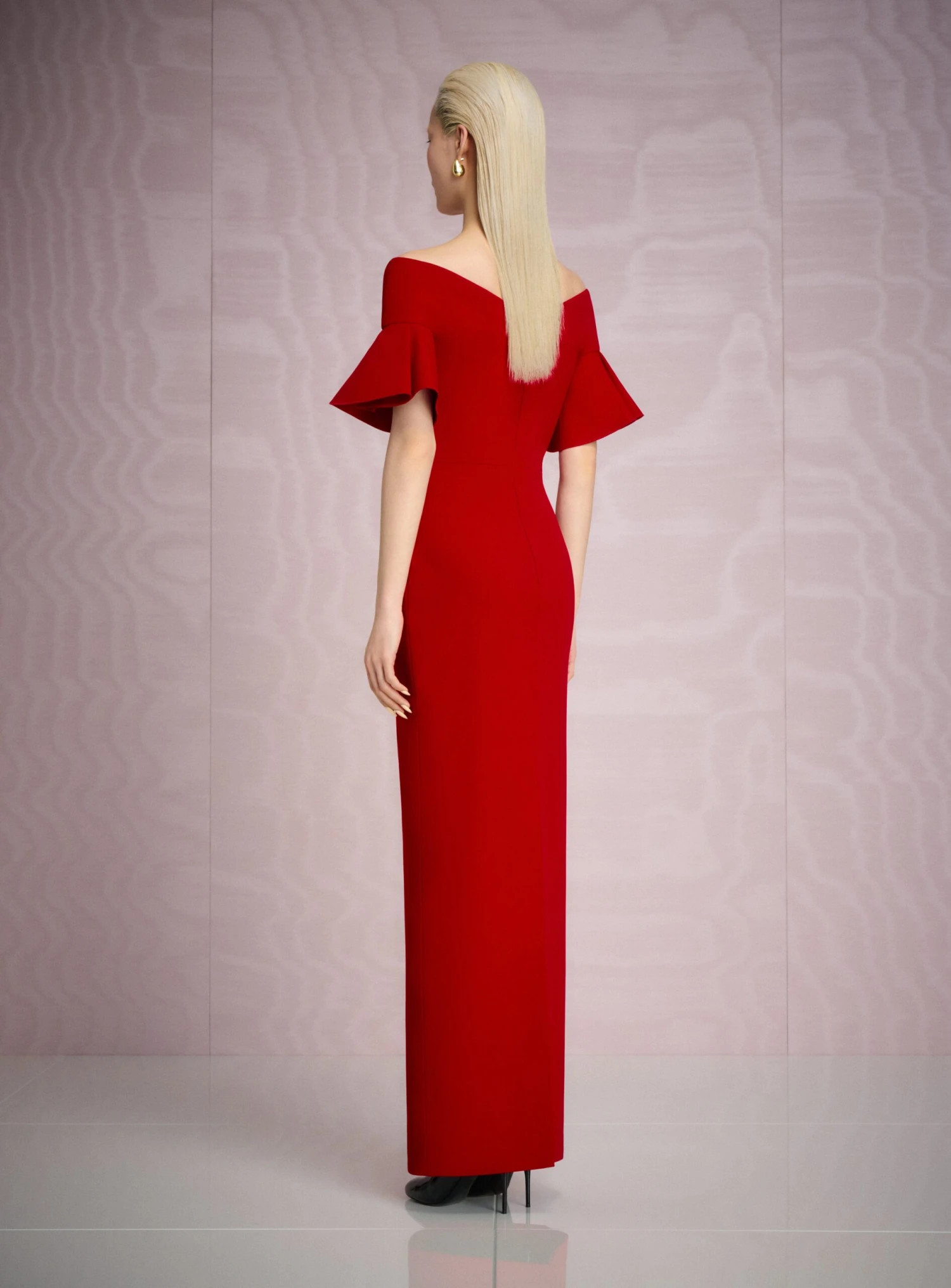 The Cielo Maxi Dress In Crimson Red 3 The Cielo Maxi Dress In Crimson Red - Image 2
