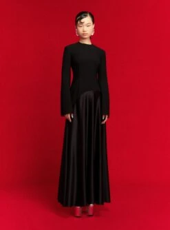 The Storm Maxi Dress In Black