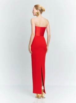 The Afra Maxi Dress In Red -Solace Dress Shop 72 OS39029 AFRA MAXI DRESS RED 068 R1
