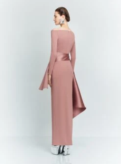 The Kiana Maxi Dress In Cocoa 7 The Kiana Maxi Dress In Cocoa -Solace Dress Shop 73 OS43007 KIANA MAXI DRESS COCOA 063 R1