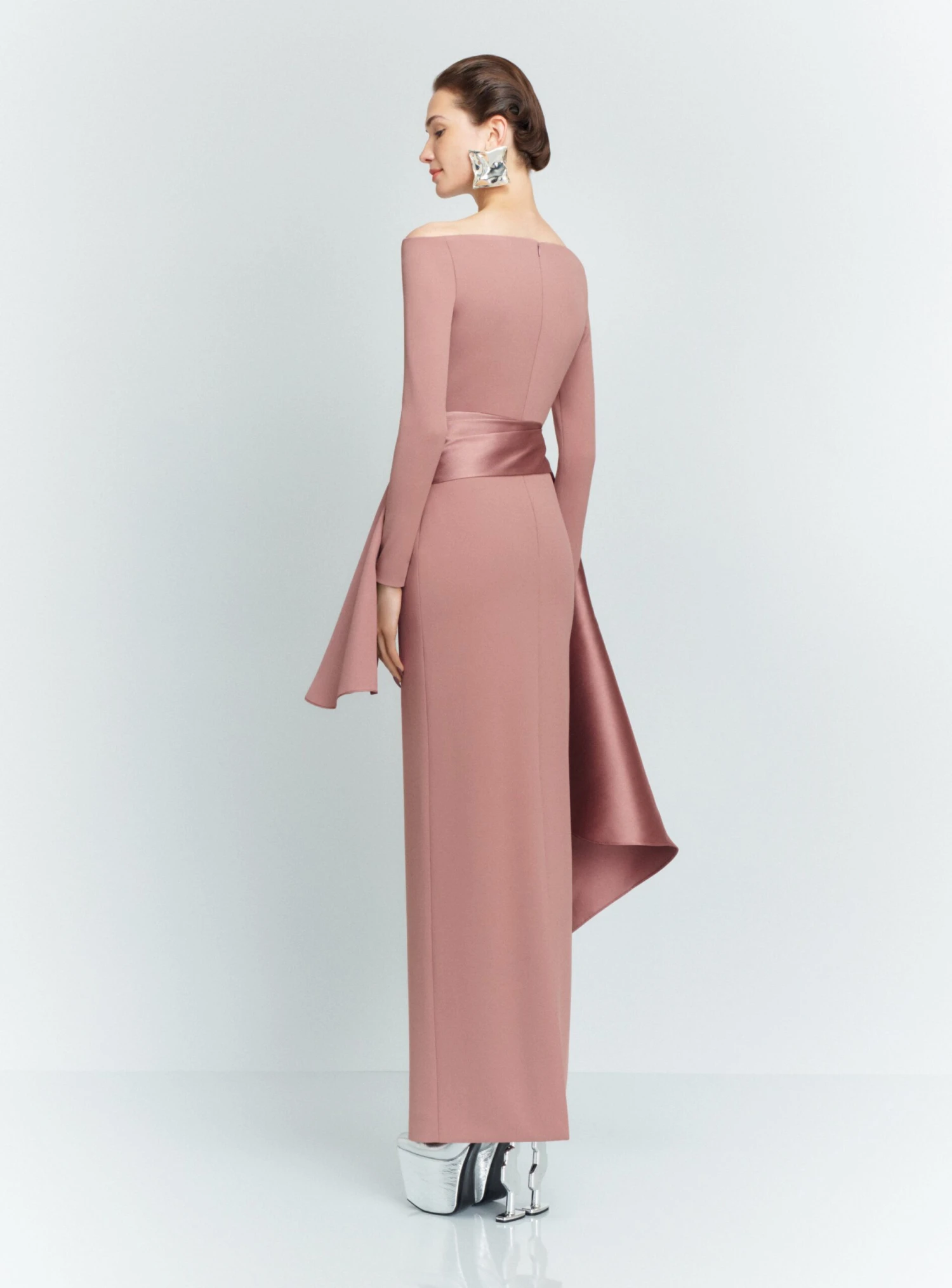 The Kiana Maxi Dress In Cocoa 5 The Kiana Maxi Dress In Cocoa - Image 3