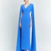 The Morgan Maxi Dress In Iris Blue