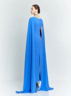 The Morgan Maxi Dress In Iris Blue -Solace Dress Shop 75 OS43027 MORGAN MAXI DRESS IRISBLUE 061 R1