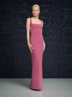 The Joni Maxi Dress In Dark Rose