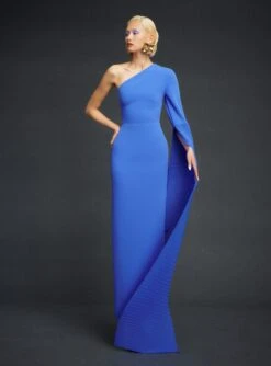 The Sylvia Maxi Dress In Iris Blue -Solace Dress Shop 7 OS43022 SYLVIA MAXI DRESS IRISBLUE 059 R1