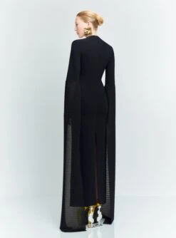 The Naomi Maxi Dress In Black -Solace Dress Shop 80 OS43012 NAOMI MAXI DRESS BLACK 148 R1