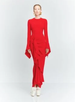 The Della Maxi Dress In Red