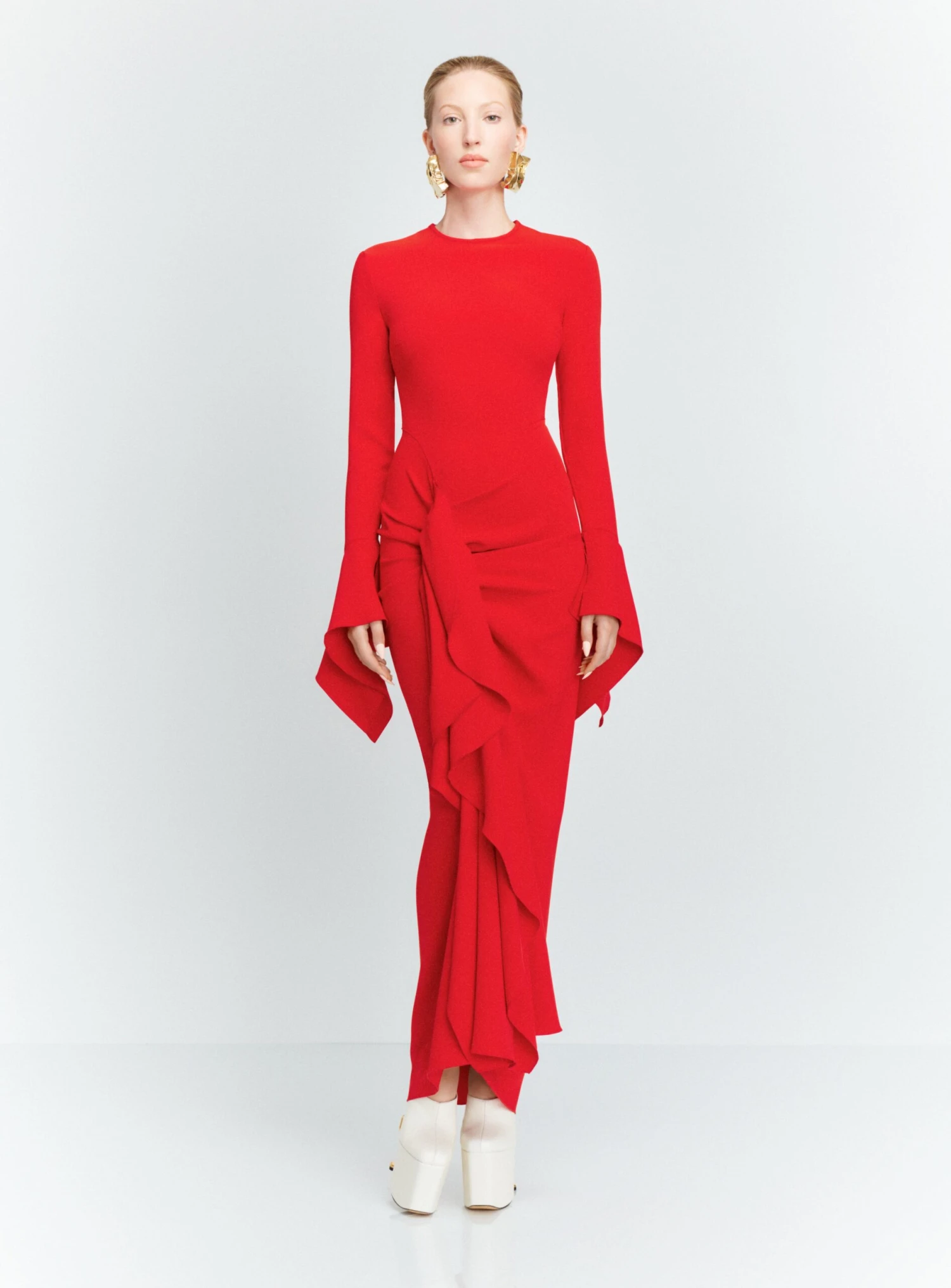 The Della Maxi Dress In Red 3 The Della Maxi Dress In Red