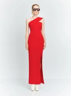 The Lois Maxi Dress In Red