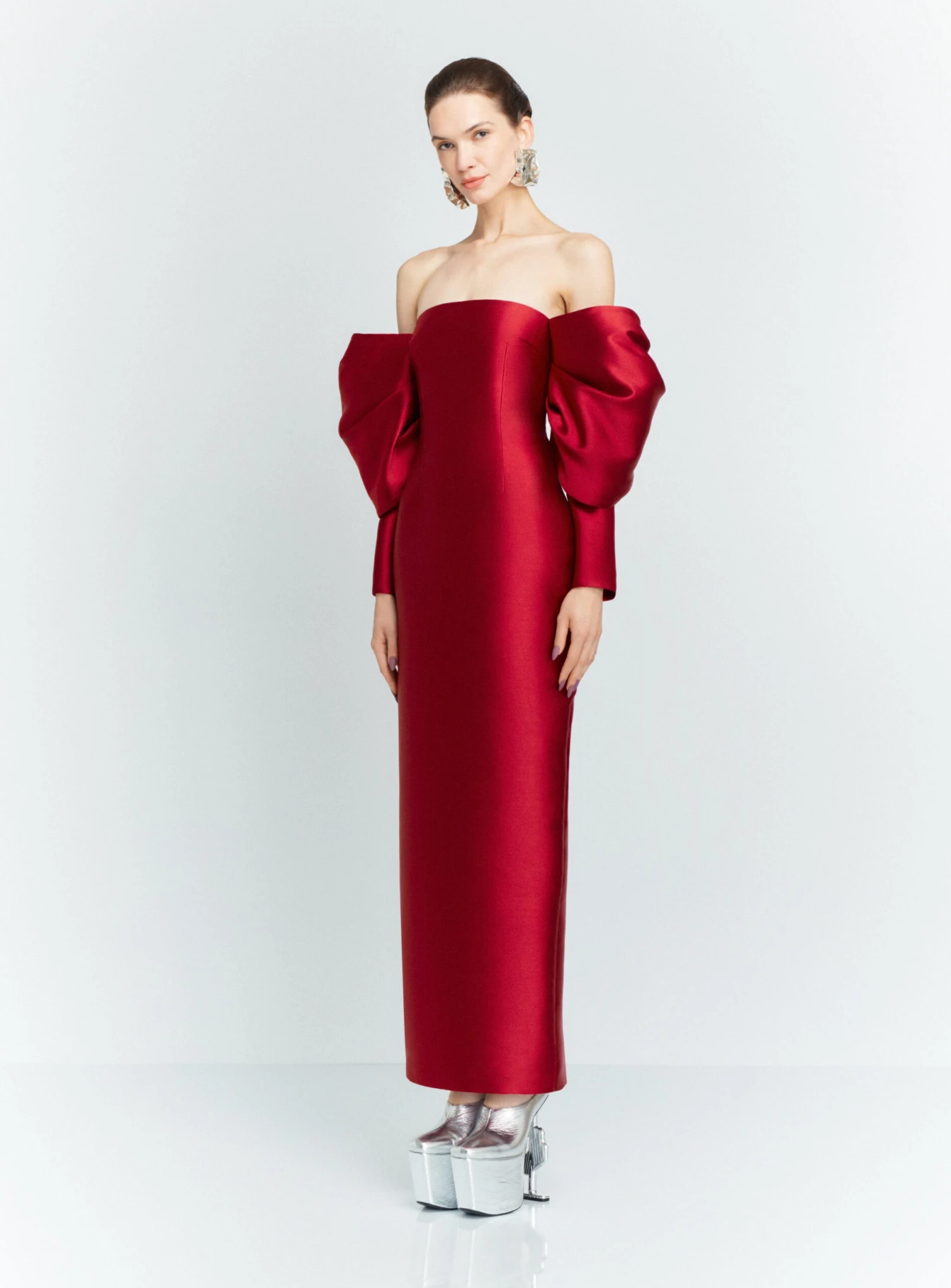 The Laylah Maxi Dress In Ruby 6 The Laylah Maxi Dress In Ruby - Image 4